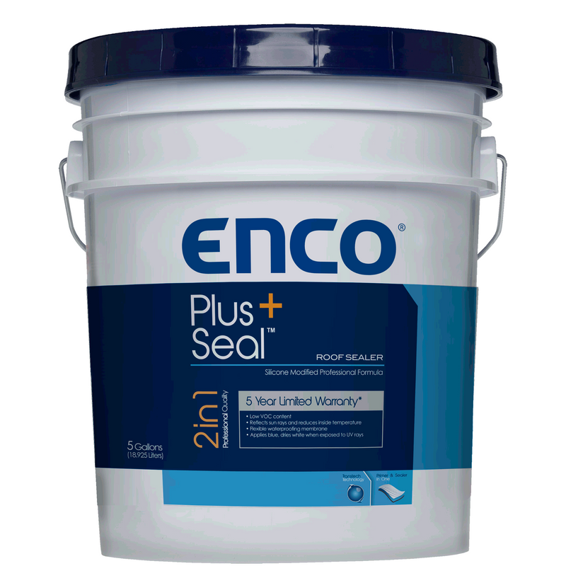PLUS+ SEAL SILICONIZED ACRYLIC 5 YR ROOF SEALER
