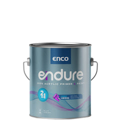 ENDURE 2 IN 1 Flat 100% Acrylic Primer & Paint