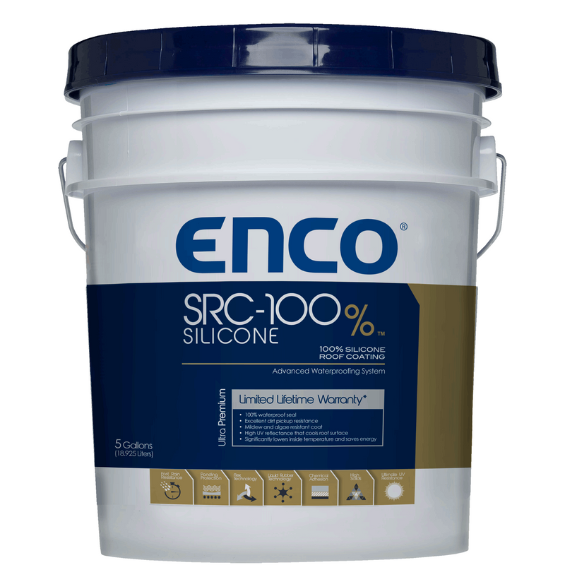 SRC-100% SILICONE HIGH SOLIDS ROOF COATING